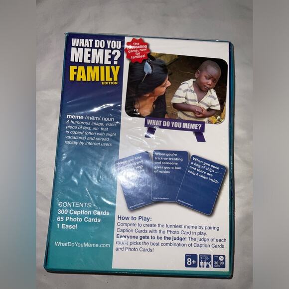 NEW WHAT DO YOU MEME? FAMILY EDITION SEALED CARD GAME - Picture 4 of 5